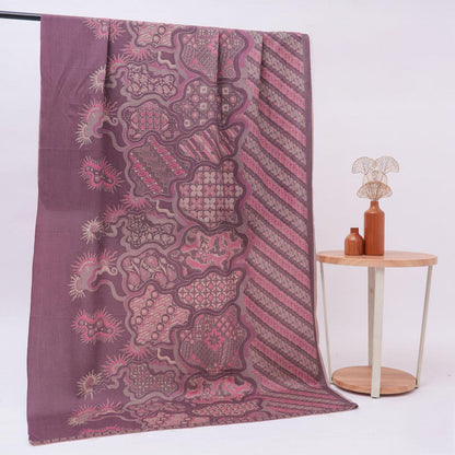 Batik Fabric - Floral Tapestry - Amethyst Bloom