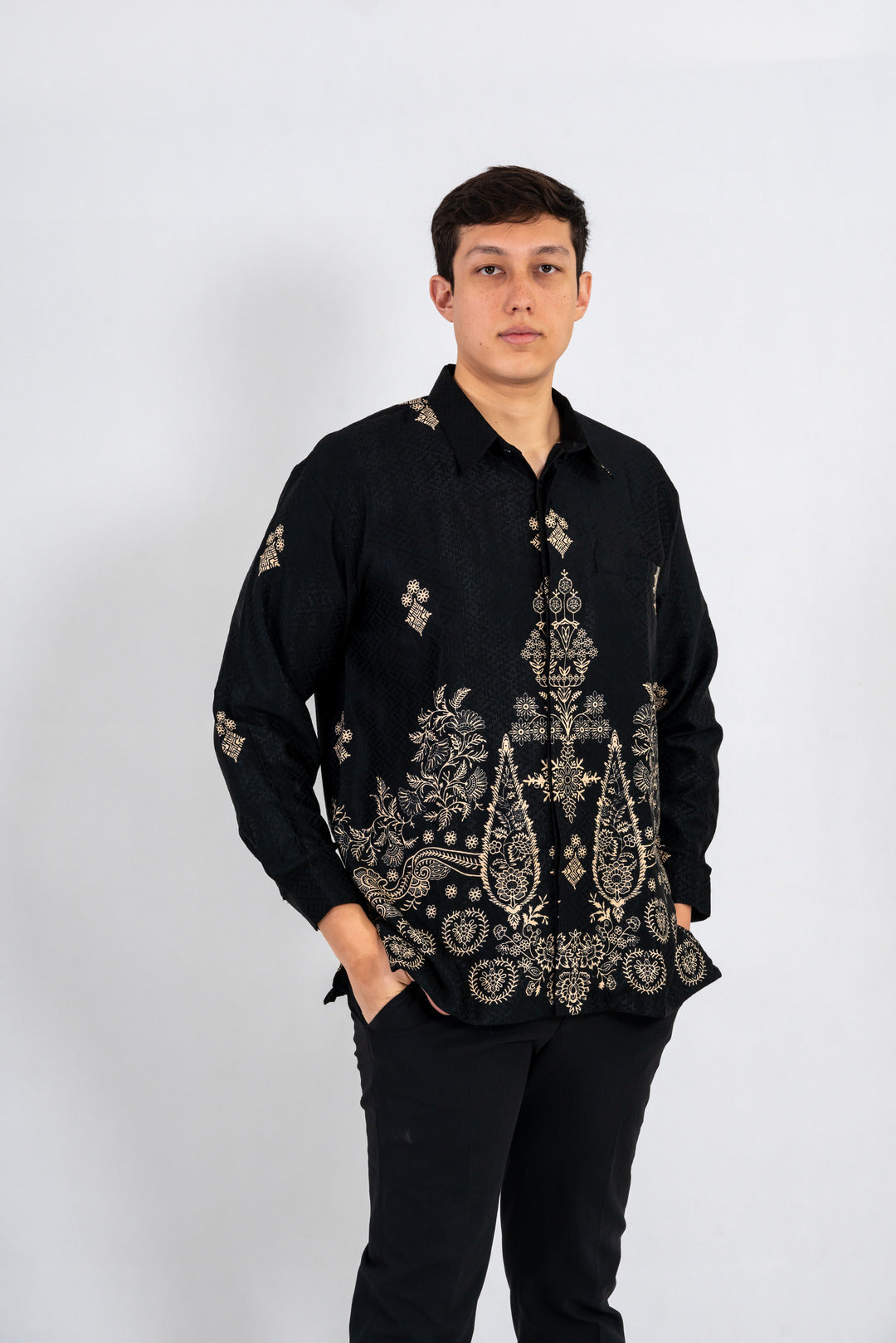 Men's Batik Shirt - Commander | Long Sleeves